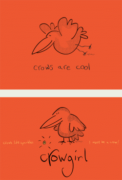 Crows (because they are cool, too!)